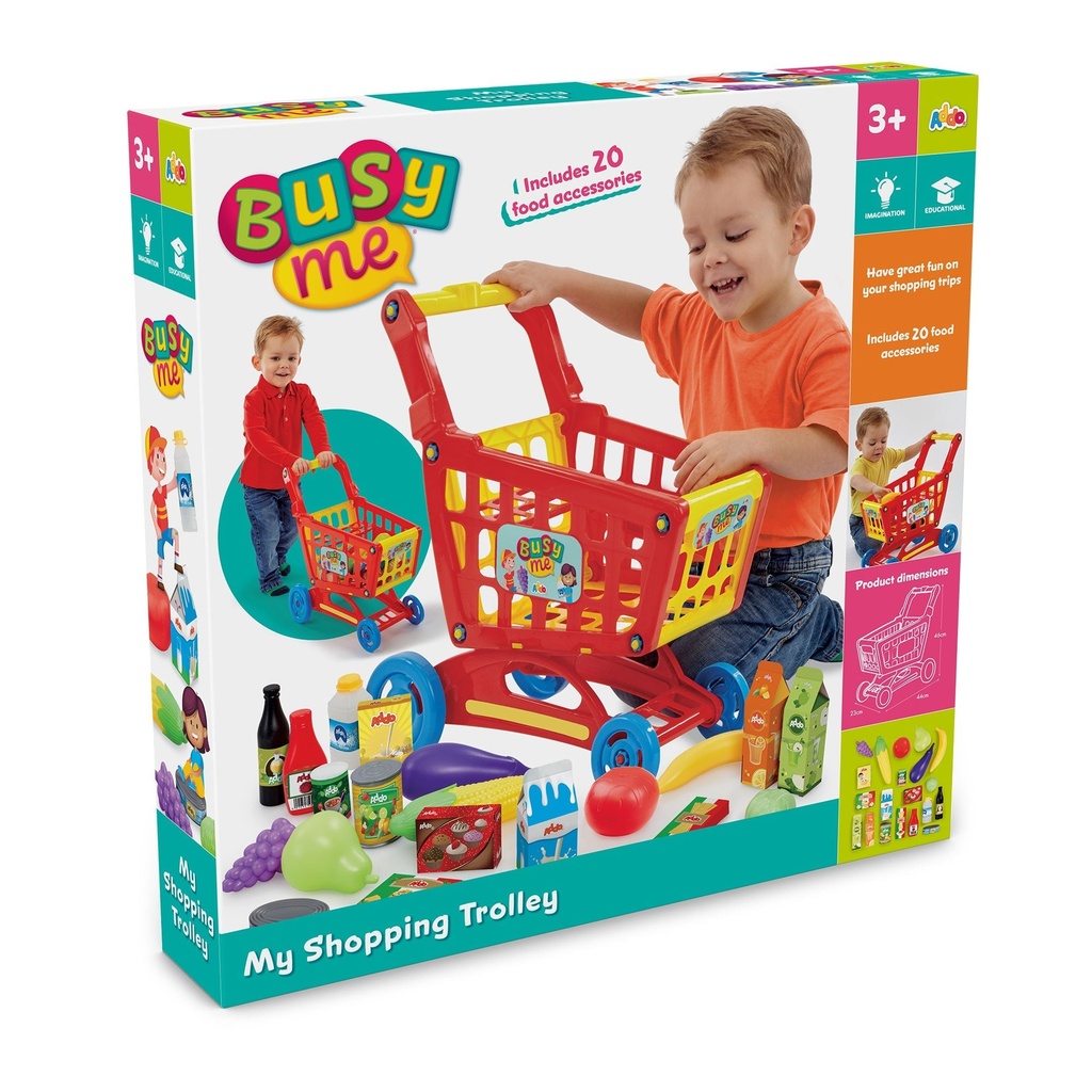 ADDO Busy Me My Shopping Trolley – Pretend Play Set for Kids