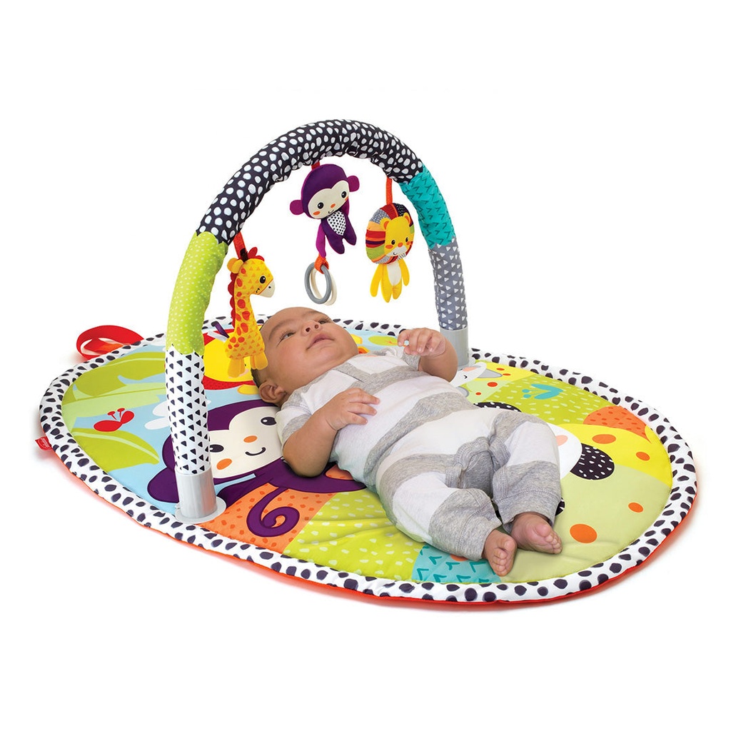 Infantino Explore & Store Activity Gym | Neutral Baby Play Mat