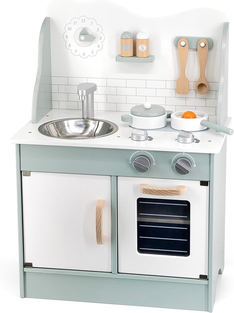 Green Kitchen with Accessories - PolarB