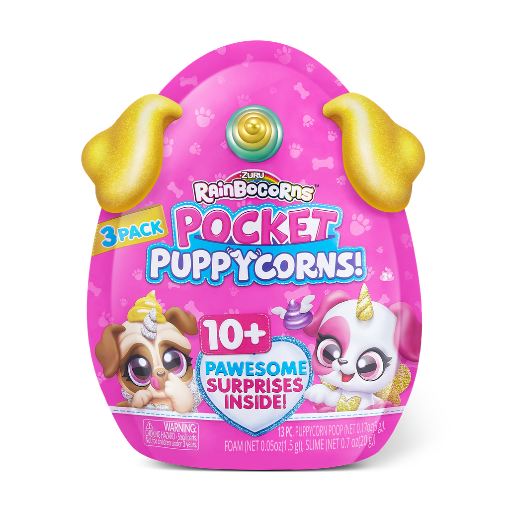 Rainbocorns Pocket Puppycorn Surprise Bobble Head (Large) (S1)