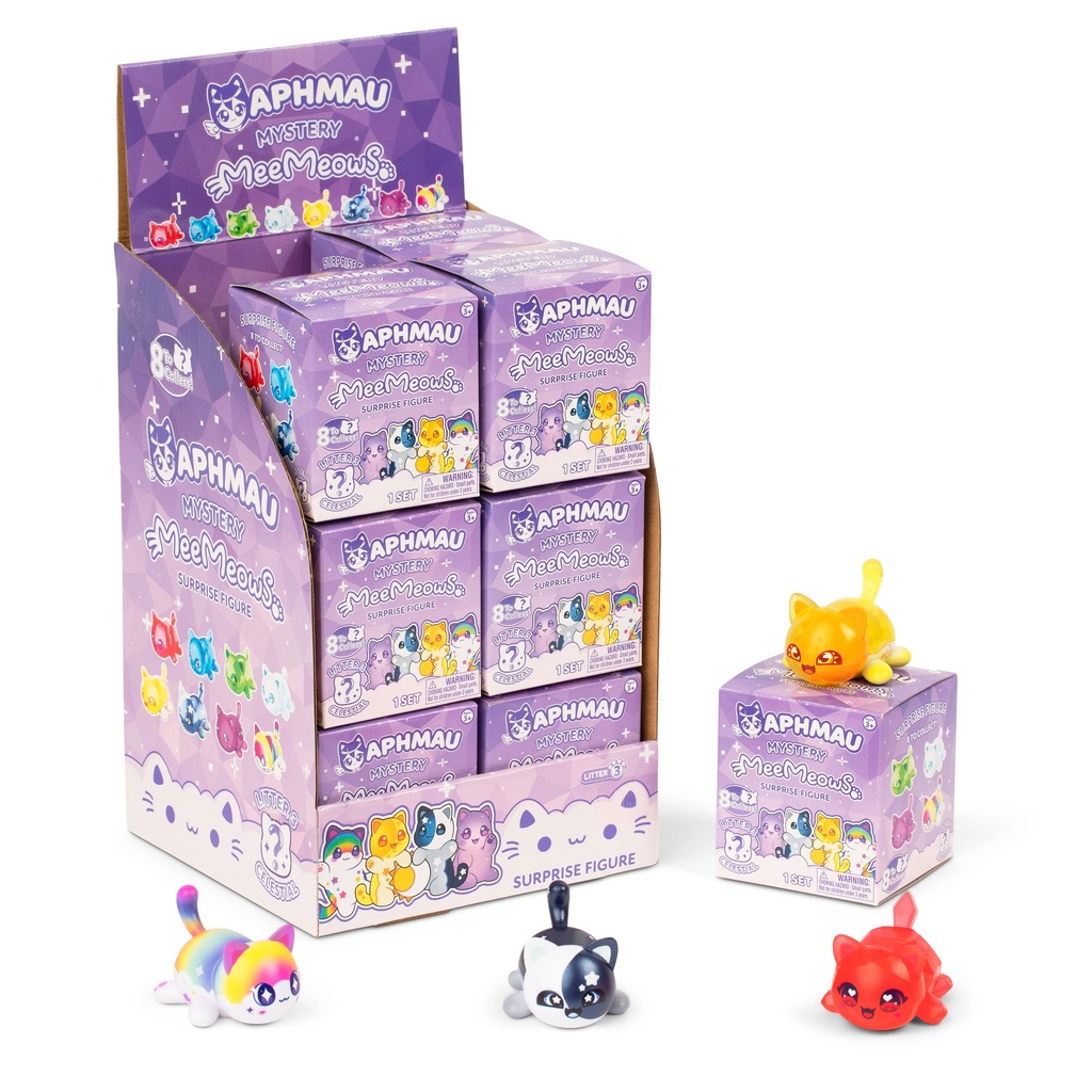 Aphmau Mystery MeeMeow Figures 2.5 Inch - Multicolor