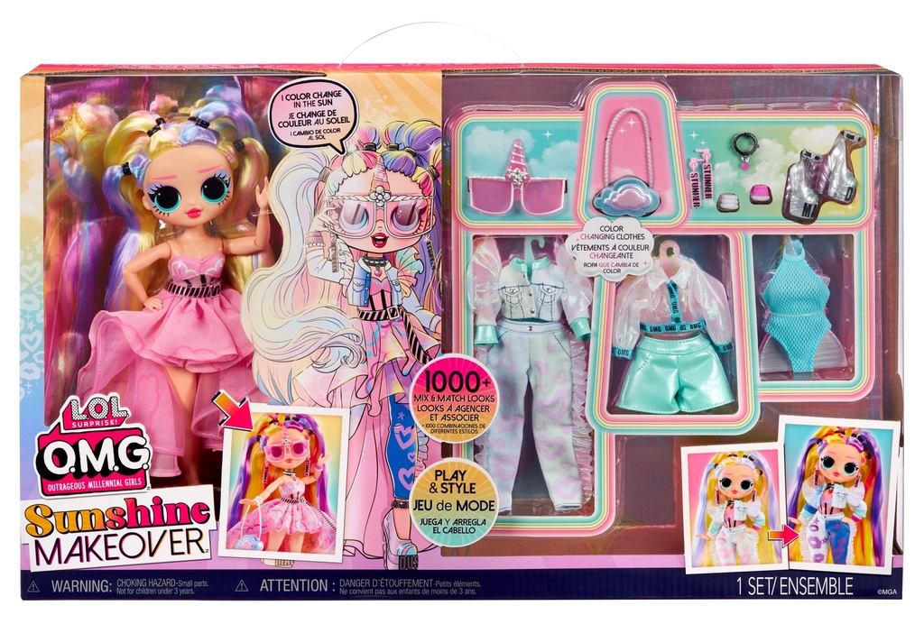 LOL OMG Sunshine Makeover Big Surprise