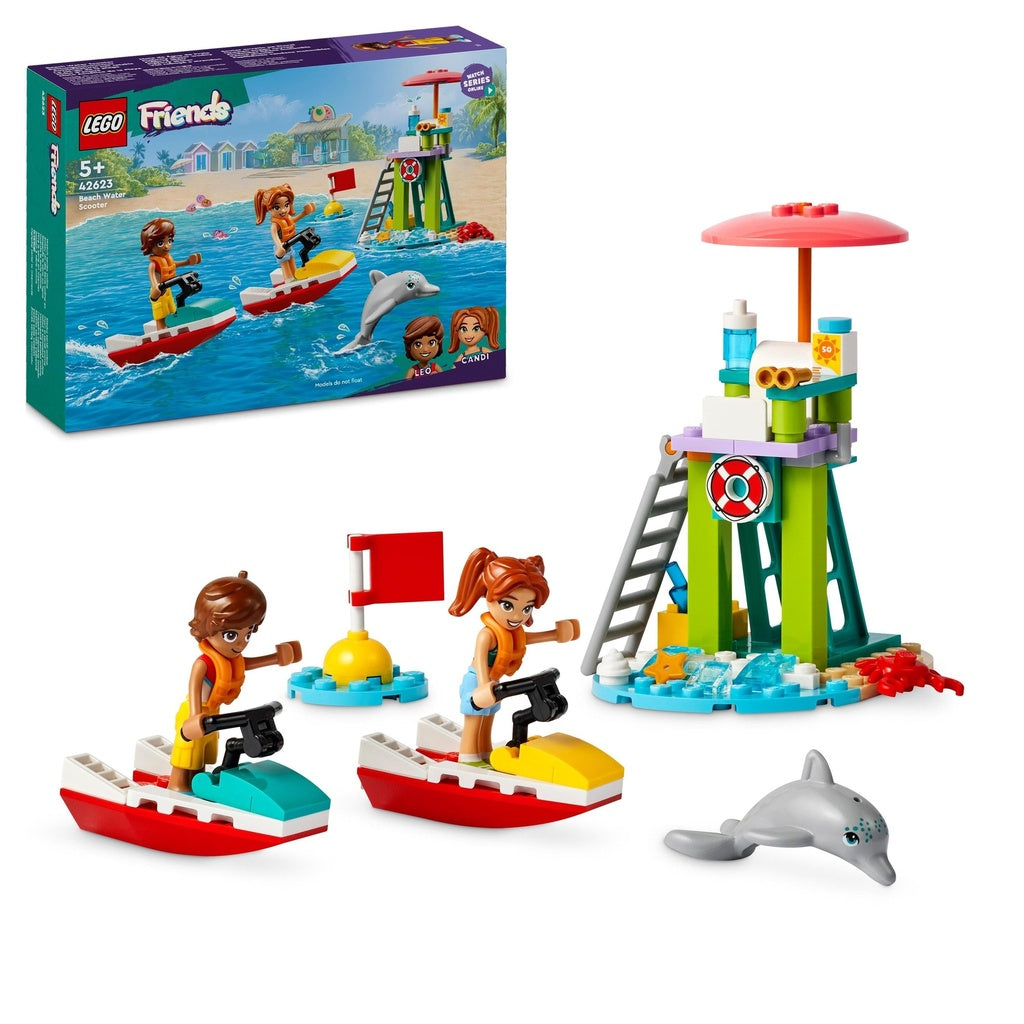 LEGO Friends Beach Water Scooter– Lifeguard Building Set