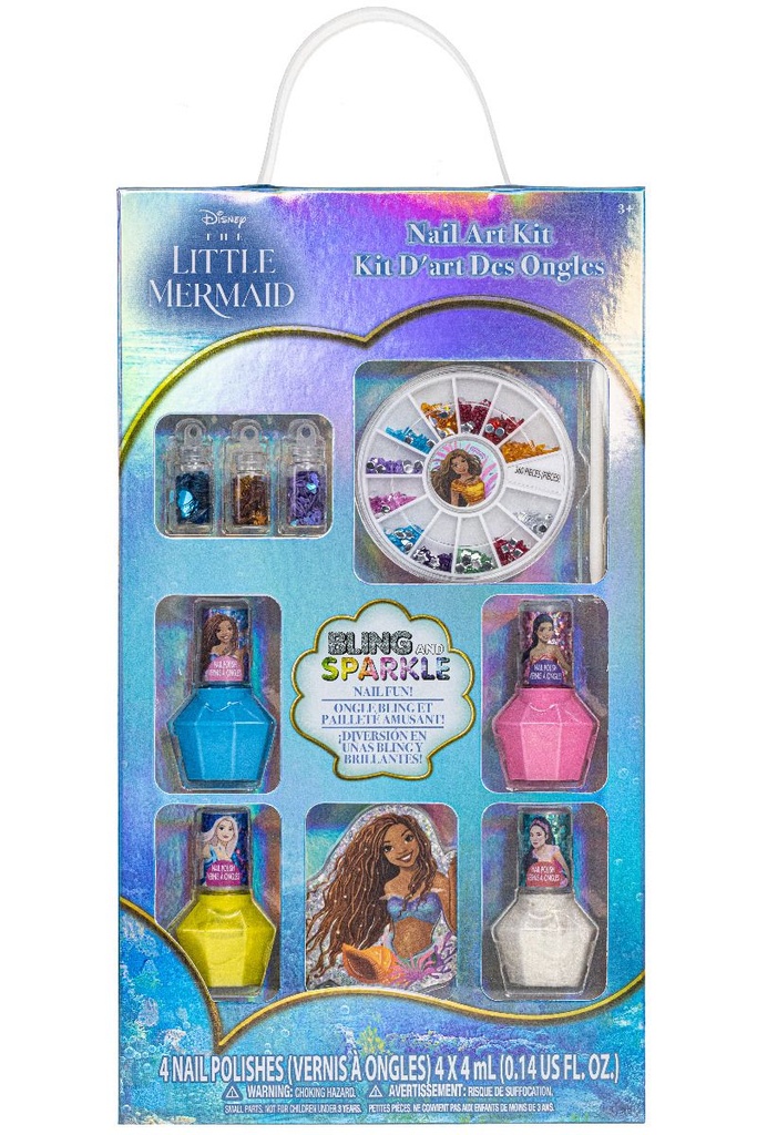Disney The Little Mermaid Nail Polishes with Gems