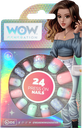 Set of 24 Adhesive Nails-WOW Generation