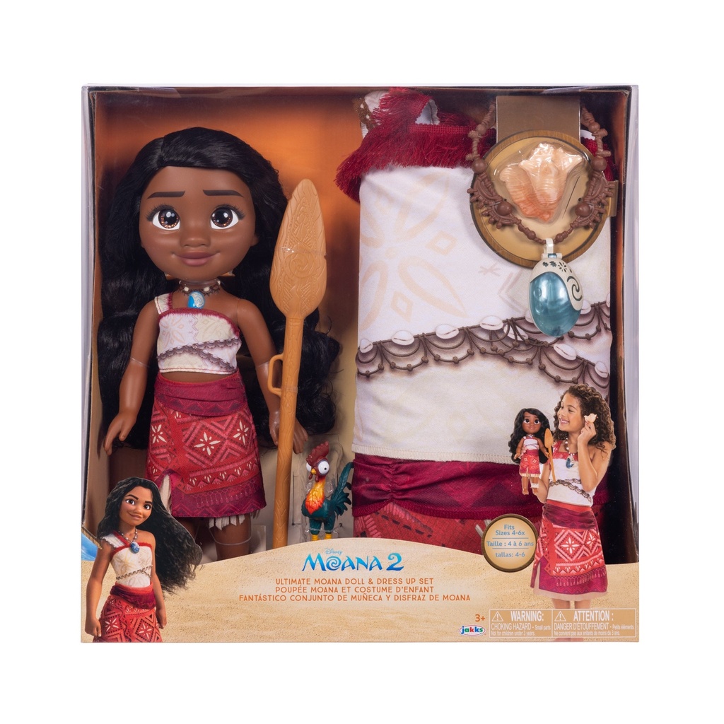 Disney -Moana 2 Ultimate Doll and Dress Edition