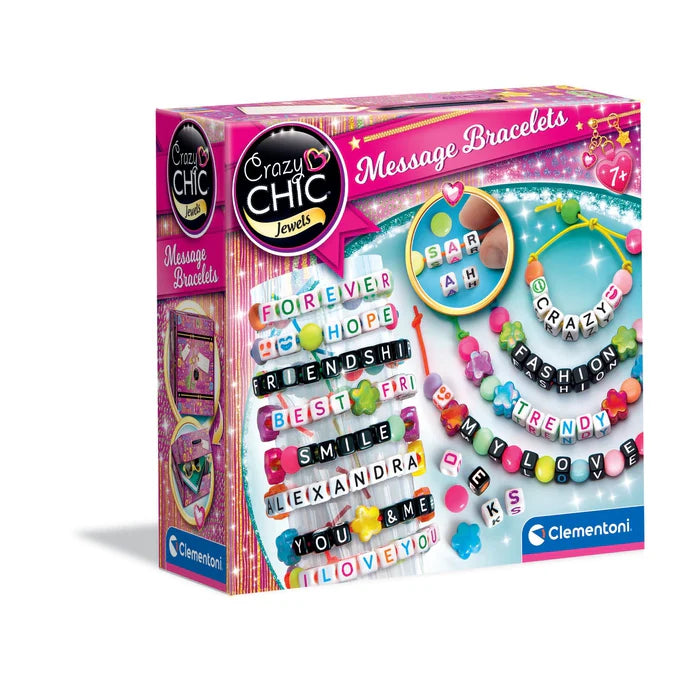 Clementoni- Crazy Chic Message Bracelets