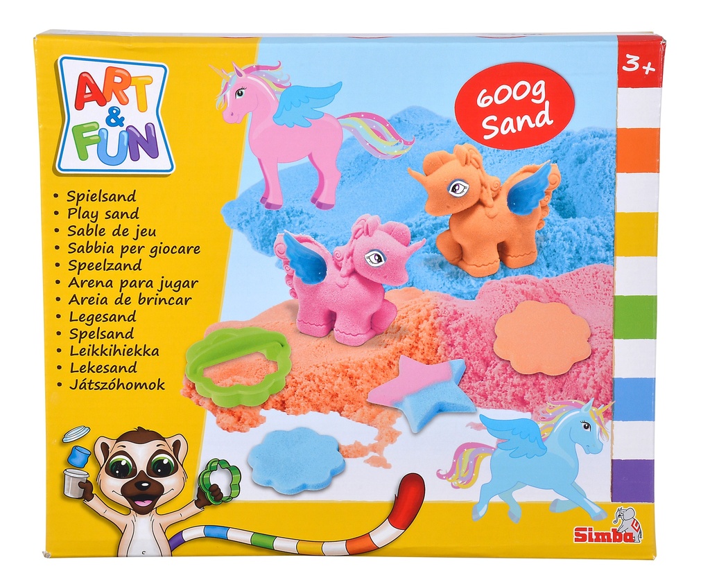 Simba - Art&Fun Playsand Set Unicorn
