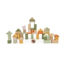 Wooden Blocks (50 pcs) - Green Forest