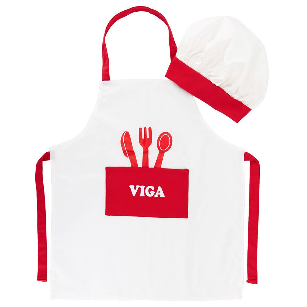 Little Chef Uniform & Hat - Viga