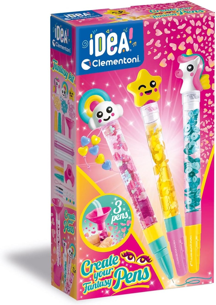 Clementoni - Idea Fantasy Pens DIY Craft Kit
