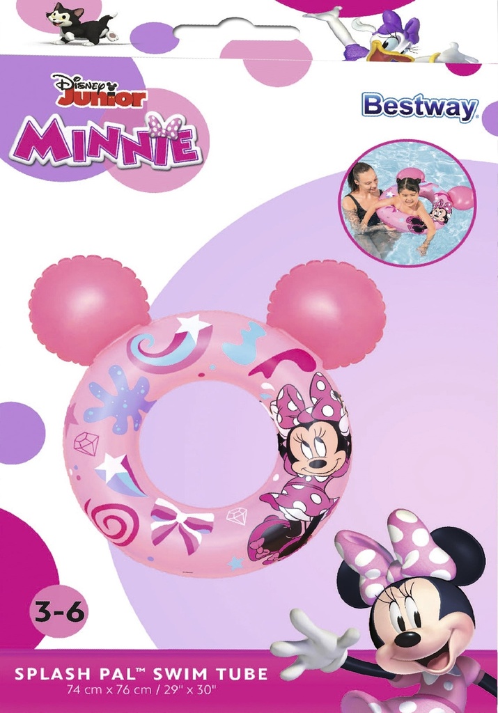 Bestway -Swim Ring Minnie 74X76Cm