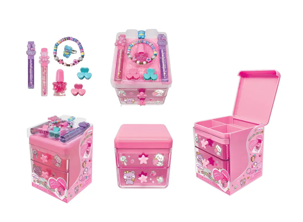 Beauty Cube Cosmetic Set – Hot Focus