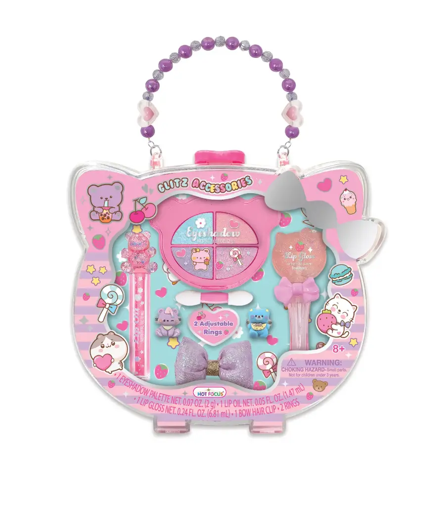 Glitz Accessories Cosmetic Set-Hot Focus