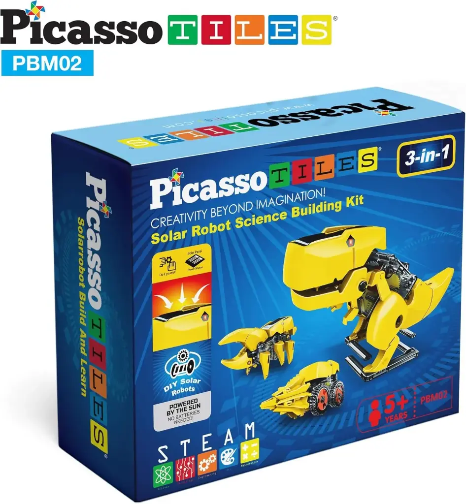3-in-1 Solar Robot Building Kit – PicassoTiles