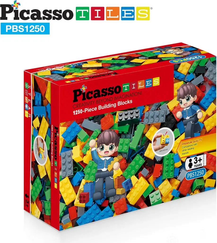1250 Piece Building Block Set – PicassoTiles