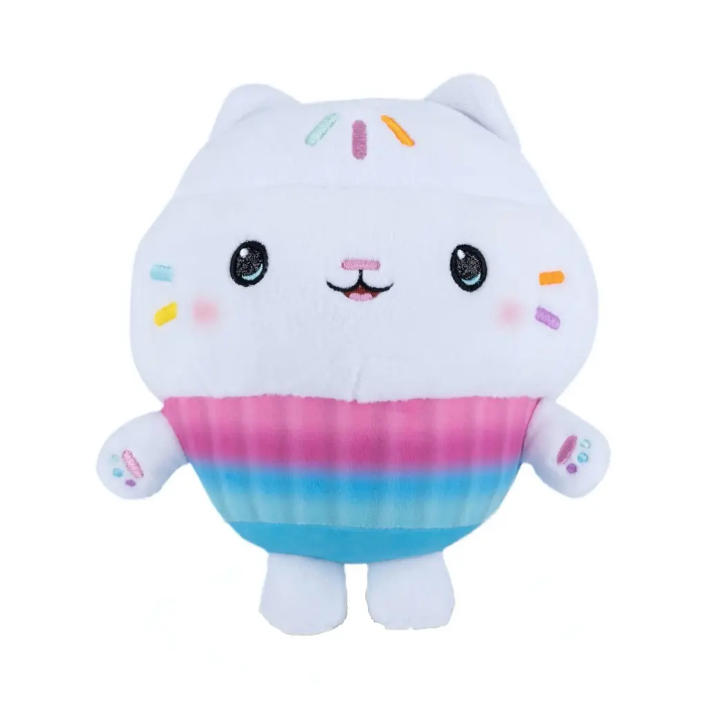 Gabby’s Dollhouse Cupcake Cat Plush – 7 inch (18 cm)