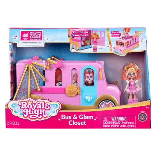Royale & High - Bus & Glam Closet playset