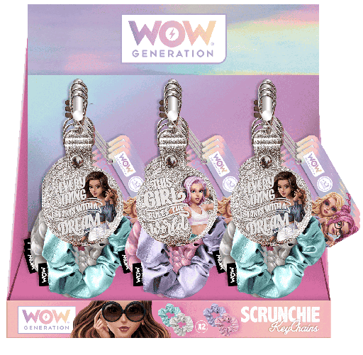 2 in 1 Scrunchie & Keychain-Wow Generation