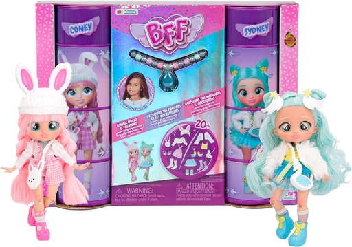 Cry Babies BFF Coney & Sydney-Twin Pack