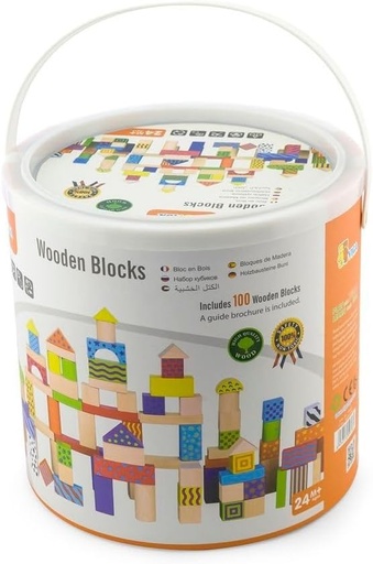 Wooden Blocks -100pcs