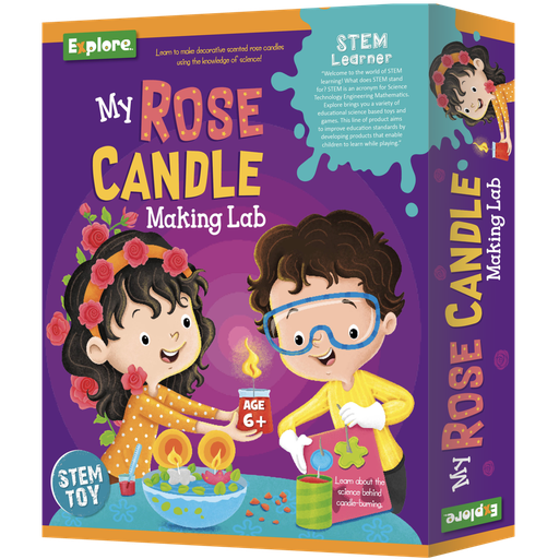 My Rose Candle Making Lab- Explore
