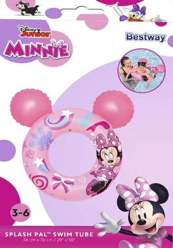 Bestway -Swim Ring Minnie 74X76Cm