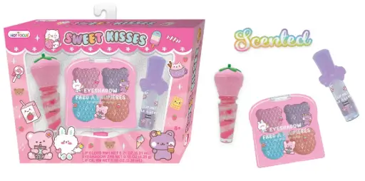 Sweet Kisses Scented Cosmetic Set – Hot Focus