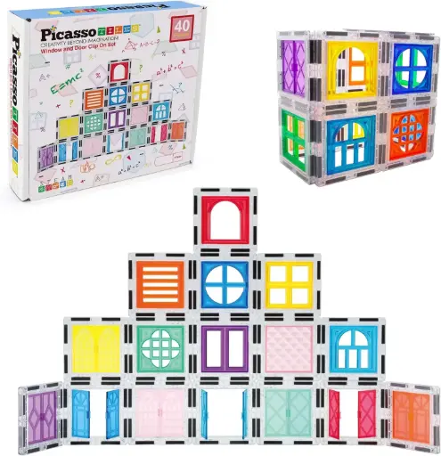 Window & Door Clip-On Magnetic Set 40 pcs – PicassoTiles