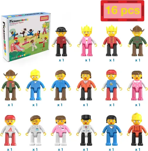 16 Character Figures Set – PicassoTiles