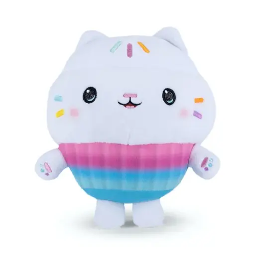 Gabby’s Dollhouse Cupcake Cat Plush – 10 inch (25 cm)